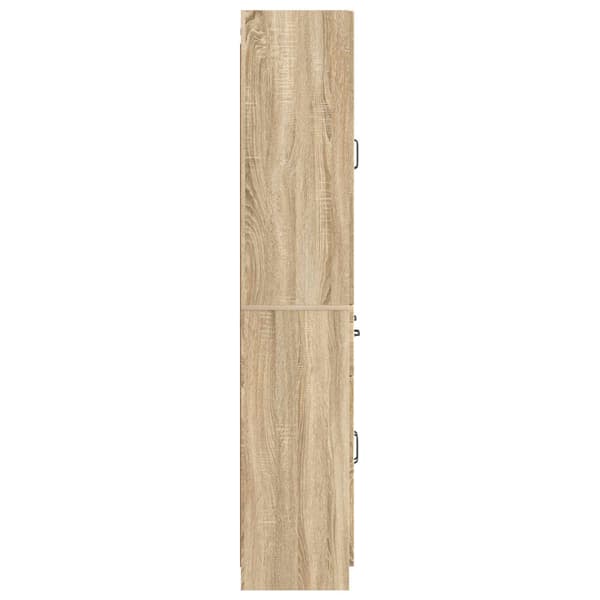 Skåpset 2 pcs Sonoma-ek Konstruerat trä