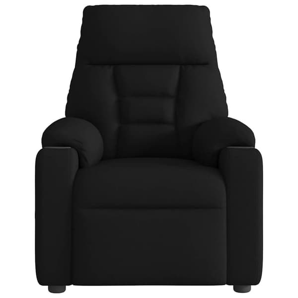 Reclinerfåtölj svart tyg
