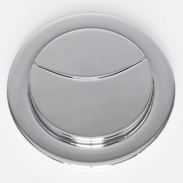 Toalett med cistern vit