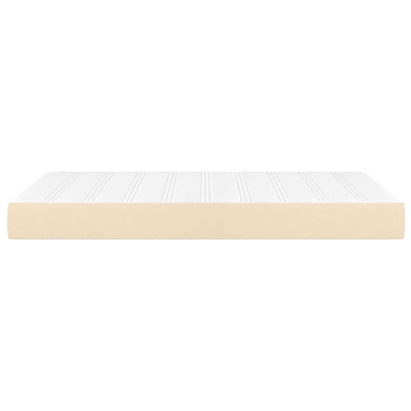Pocketresårmadrass medium gräddvit 120x200x20 cm tyg