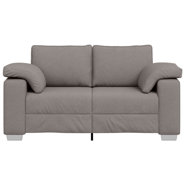 Tvåsitssoffa Taupe 160 cm tyg