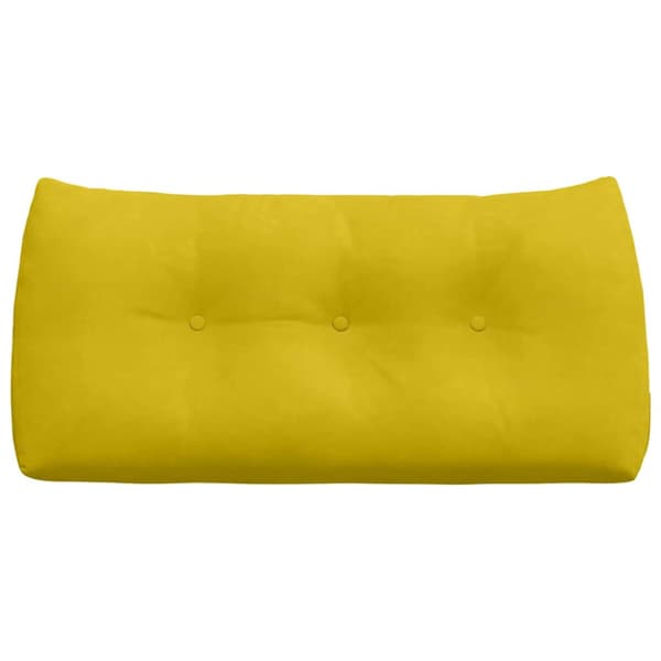 Ryggkudde Gul 100 x 24 x 50 cm Sammet