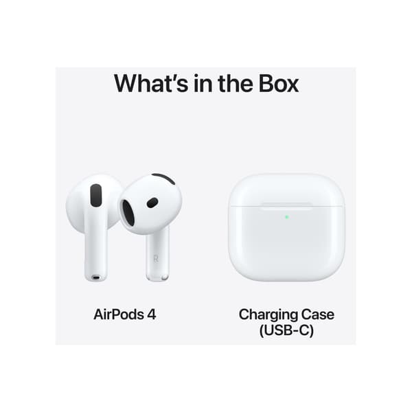 Apple AirPods 4 - True wireless-hörlurar med mikrofon