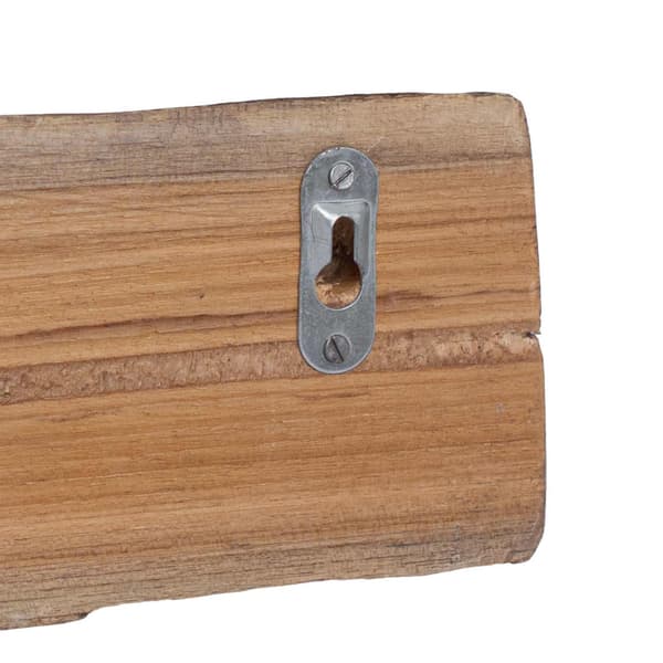 Hängare Brun 50 x 8 x 12 cm Solid återvunnen trä