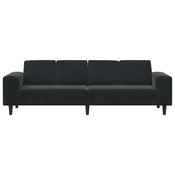 Vardagsrumsoffa Svart 250 x 77 x 76 cm