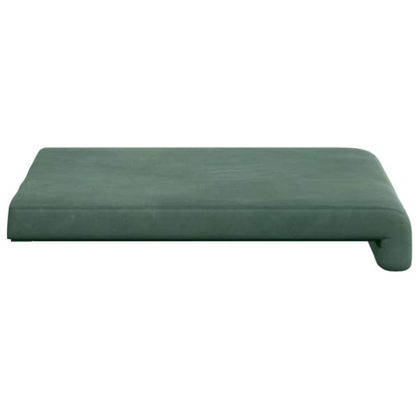 Bänk kudde 2 st Sammet Havgrön Djup 35 cm