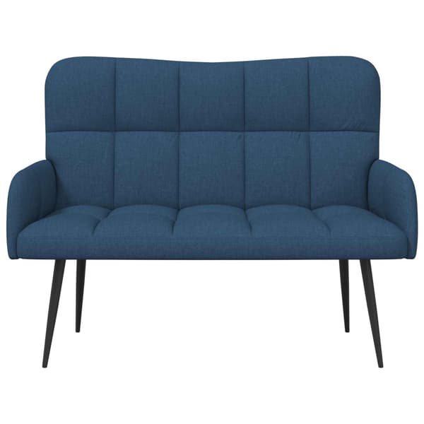 Tvåsitssoffa Blå 115 x 61 x 87 cm tyg