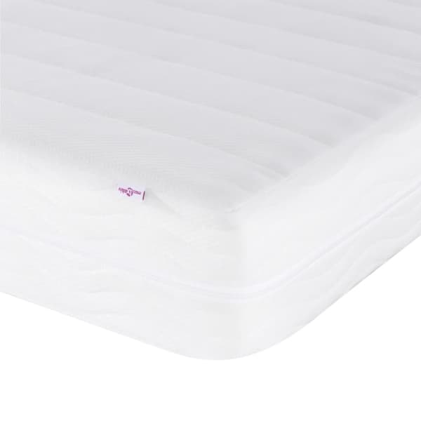 Bed with Mattress "Dover" Blue 120x200 cm Fabric