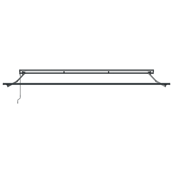 Markisram Vit 400 × 300 cm Polyester med PU-beläggning