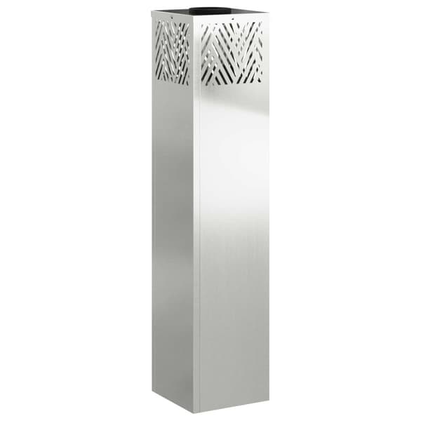 Solar LED Stig Ljus 2 pcs Silver Galvaniserad
