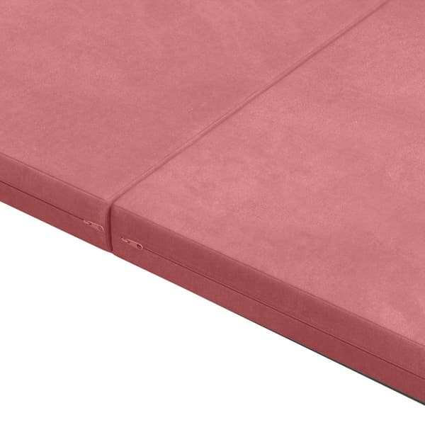 Fällbar Soffbed 140 x 67 x 45 cm Rosa