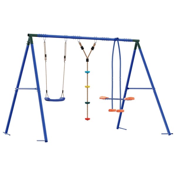 Utegunga set Flerfärgsdesign Stål och PE