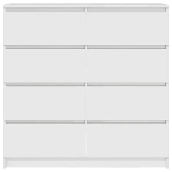 Skänk vit 100x35x99 cm konstruerat trä