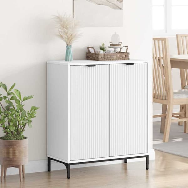 Sideboard Vit 69,5 x 33 x 82 cm Konstruerat trä