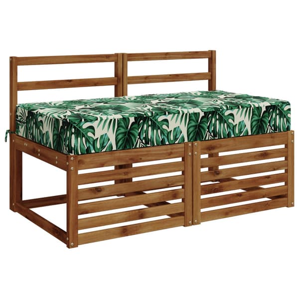 Sittkudde SOEST 100% Polyester Bladmönster 120 x 60 x 15 cm