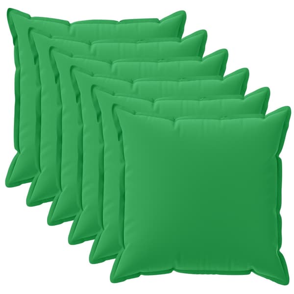 Kuddöverdrag 6 st HOUTEN Grön 40 x 40 cm Polyester