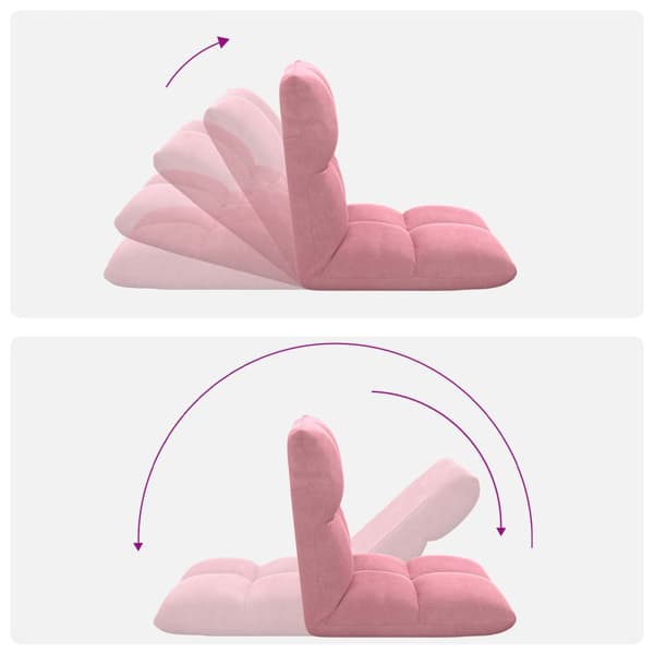 Golvstol Rosa 50 x 61 x 57 cm Sammet