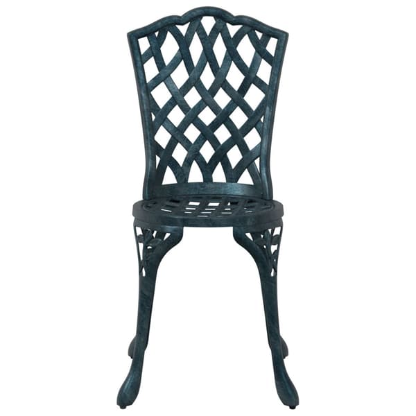 Trädgårds Bistro Set 3 pcs Grön Aluminium