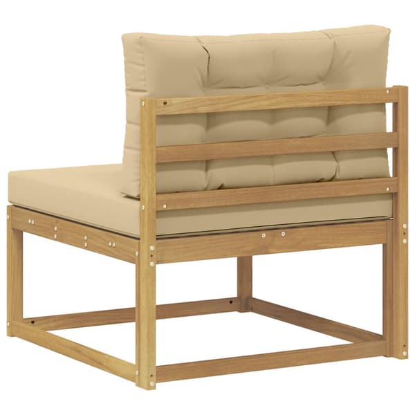 Utomhus Mellansoffa Polyester Vit