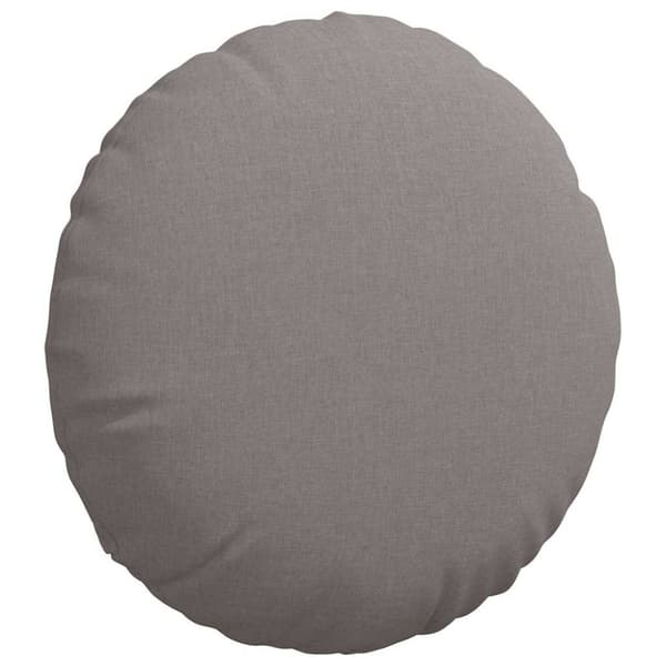 Sittkuddar 2 pcs Taupe Ø80 x 29 cm tyg