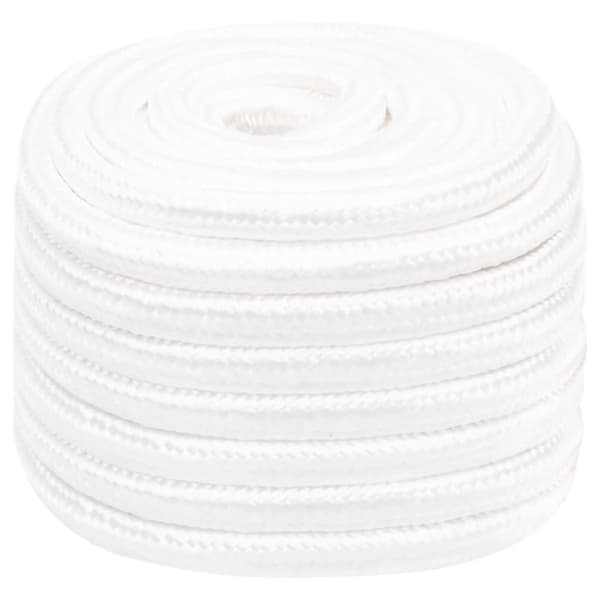 Båtlina helvit 20 mm 25 m polypropylen
