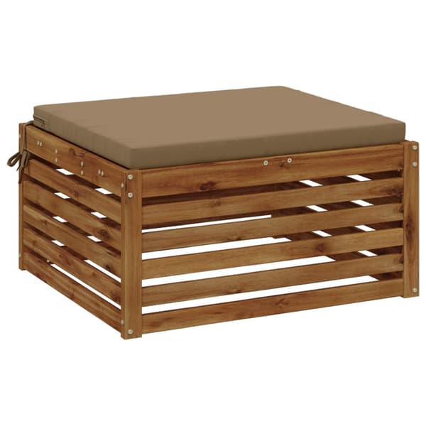 1-delad Sittdyna SOEST 100% Polyester Taupe 70 x 70 x 5 cm