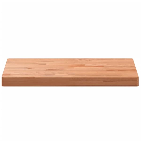 Bordsskiva 80x40x4 cm rektangulär massivt bokträ