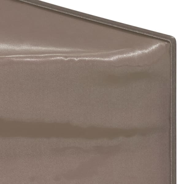 Hopfällbart partytält taupe 2x2 m
