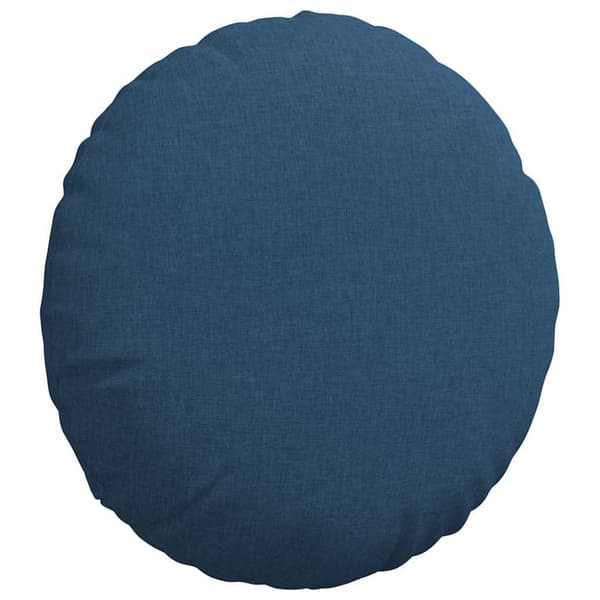 Sittkuddar 2 pcs Blå Ø50 x 19 cm tyg