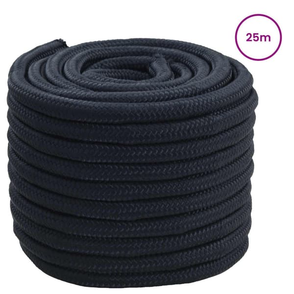Båtsnöre Kungsblå 25 m Polyester
