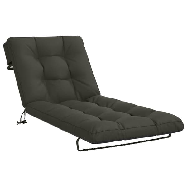 Solstol Kudde VIANEN 100% Polyester Antracit 200 x 70 x 8 cm