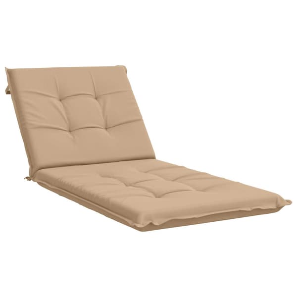 Solstol Kudde GEMERT 100% Polyester Sand 190 x 70 x 9 cm