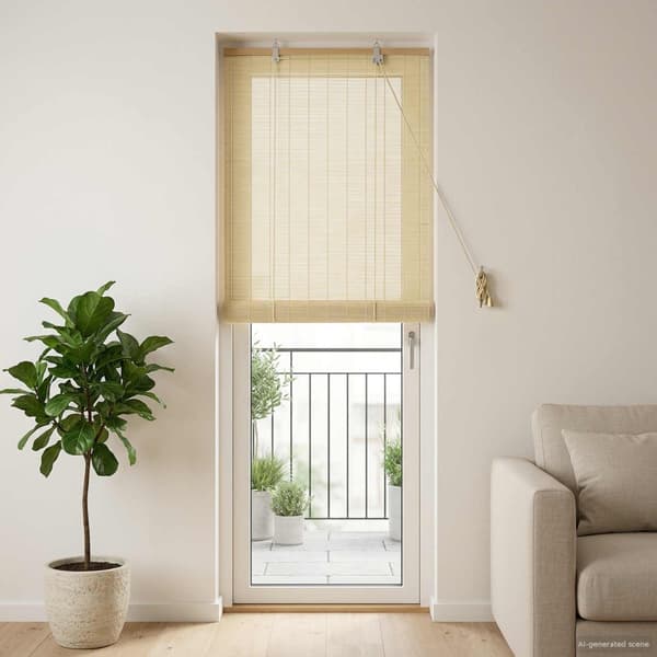 Rullgardin Naturlig 40 x 220 cm Bambu