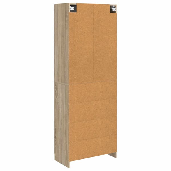 Skåpset 2 pcs Sonoma-ek Konstruerat trä