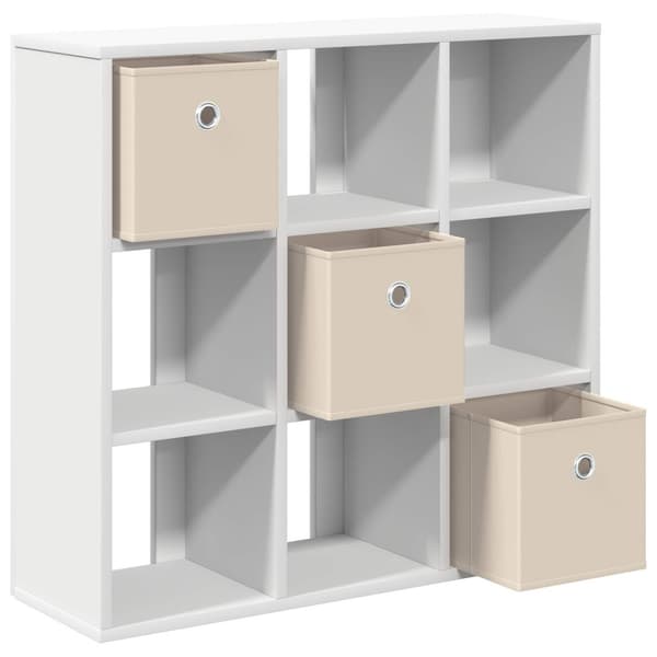 Sideboard med låda Vit 73,5 x 24 x 69,5 cm