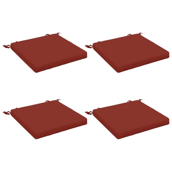 4-delade Sittdynor SOEST 4 st 100% Polyester Röd 40 x 40 x 5 cm
