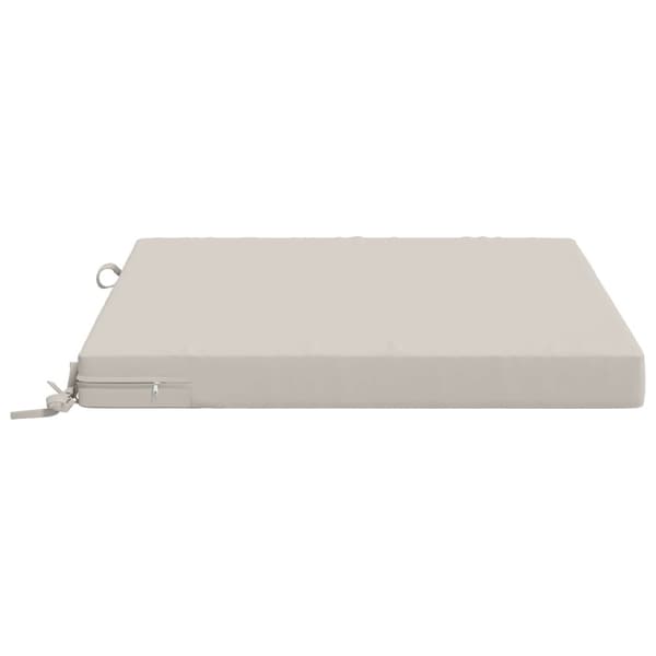 1-delad Sittdyna SOEST 100% Polyester Vit 60 x 60 x 7 cm