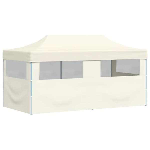 Partytält hopfällbart 3 x 6 m gräddvit