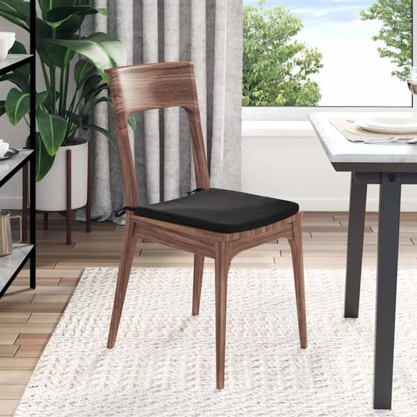 Sittkuddar 4 pcs Svart 40 x 40 x 3 cm Sammet