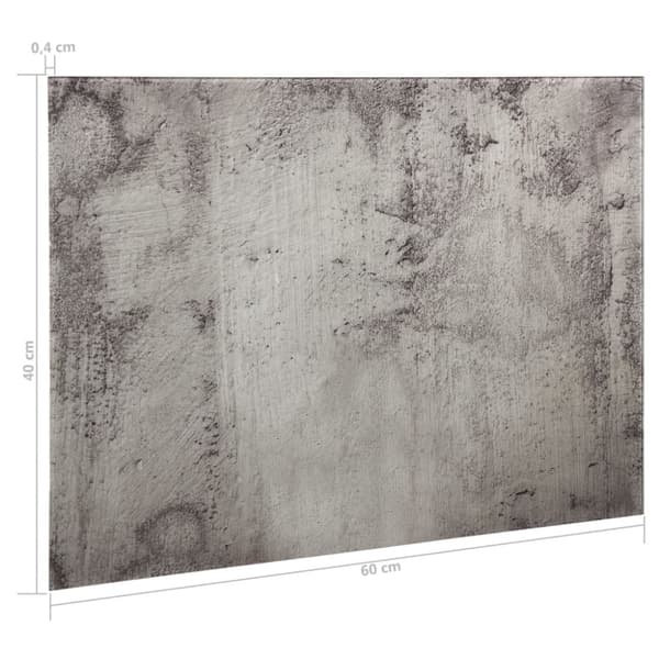 Magnetisk glastavla väggmonterad 60x40 cm