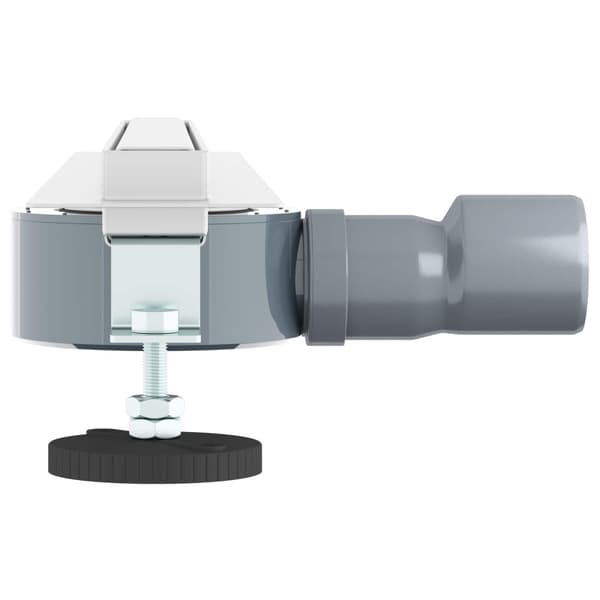 360° Duschavlopp med smal modell Silver 50 cm