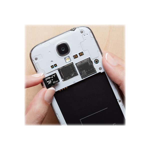 PNY Performance Plus - flash-minneskort - 64 GB - microSDXC