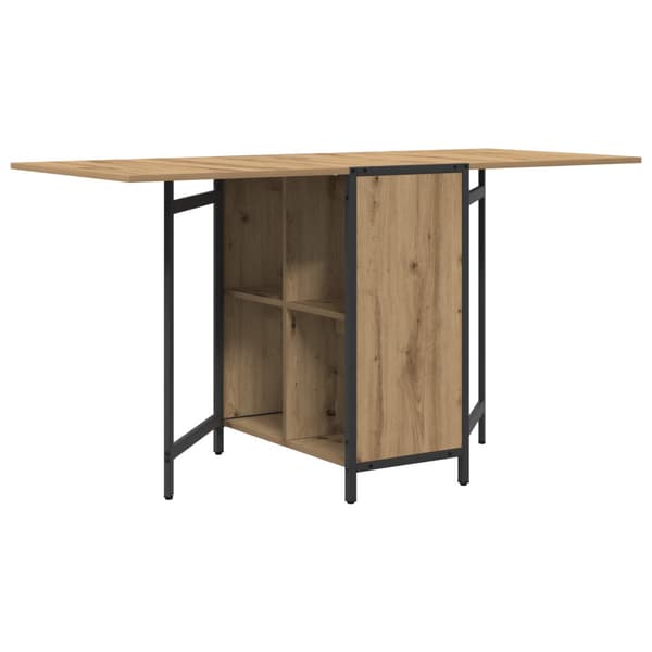Matbord 144 x 60 x 75 cm Konstruerat trä Artisan-ek Rektangulär