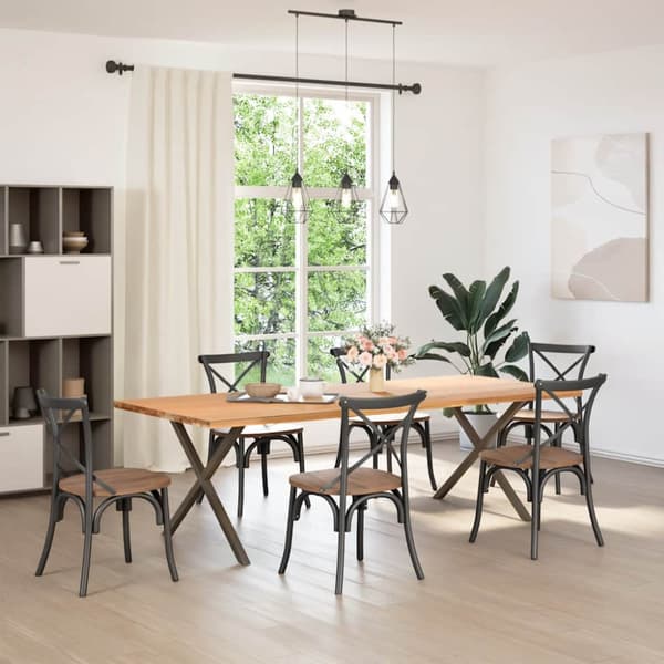 Soffbordsben A-formade 2 st 70x(30-31) cm stål