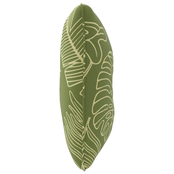 Ryggkudde PUTTEN 100% Polyester Bladdesign 70 x 40 x 10 cm