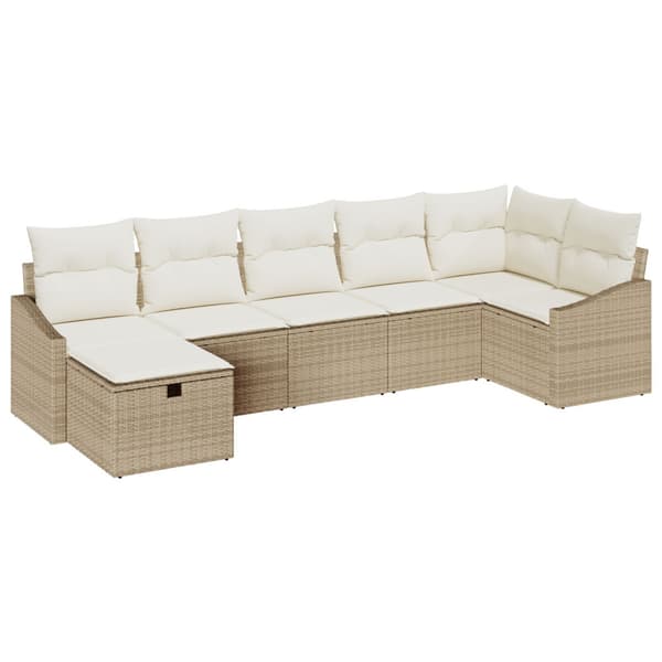 Soffset med kudde 7 pcs konstrotting
