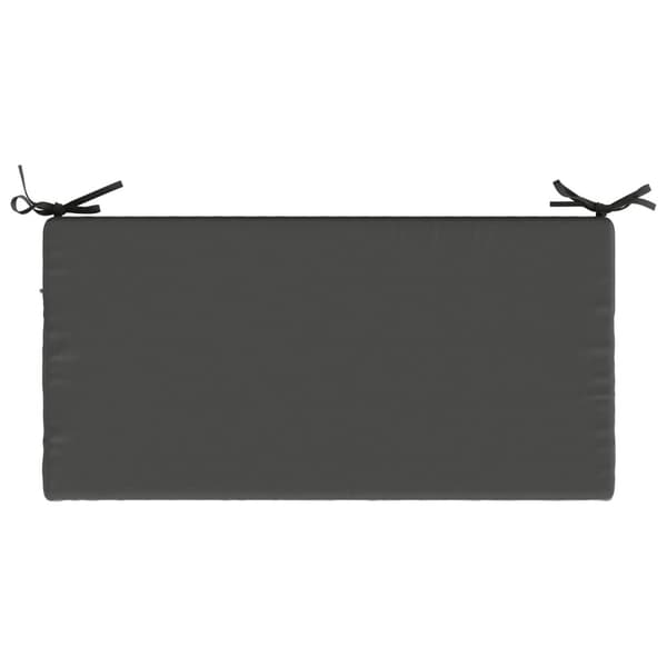 Bänk kudde SOEST 100% Polyester Antracit 80 x 40 x 8 cm
