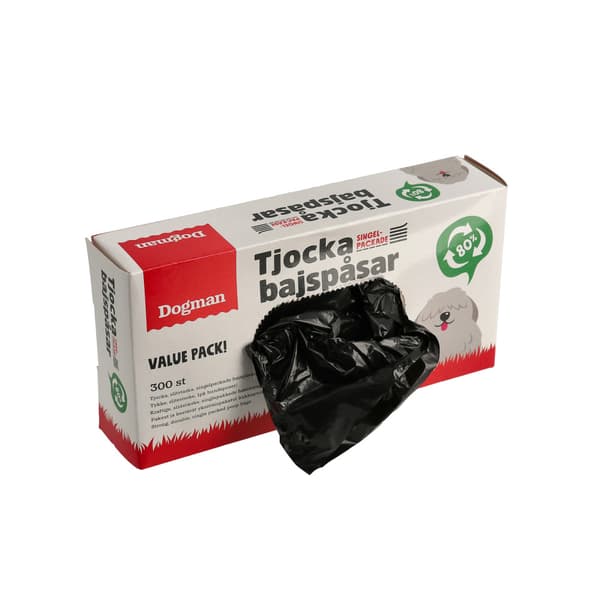 Bajspåsar Tjocka Value Pack 300p Svart