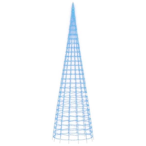 LED julgran 3000 LEDs blå 800 cm