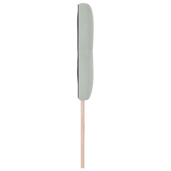 Huvudgavel Ljusgrå 144 cm Sammet